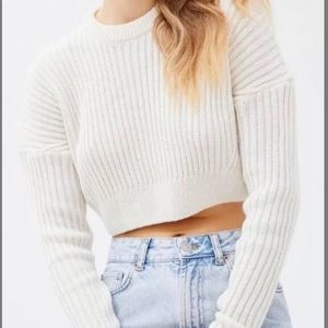 Urban Outfitters Long Sleeve Crop Sweater Top XS